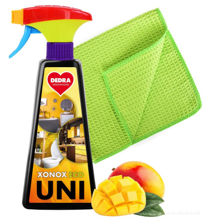Sada XONOX UNI/ Univerzální pěnový  čistič na hladké povrchy + ultrasava uterka