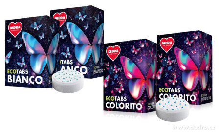 SADA BIANCO + COLORITO / Tablety na bílé a barevné pradlo / 104 prani