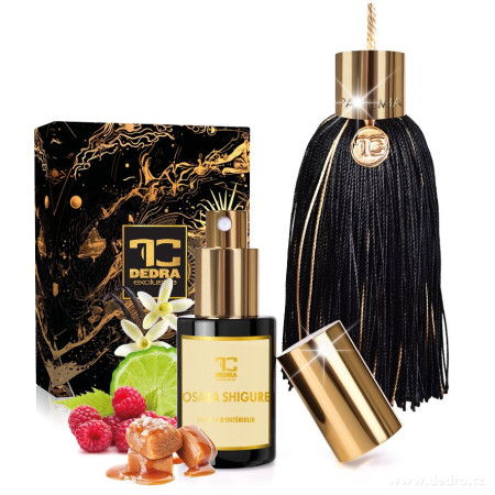 POMPON / Luxusní vonný strapec s bytovým  parfémem/ OSAKA SHIGURE / PARFUMIA / 30 ml