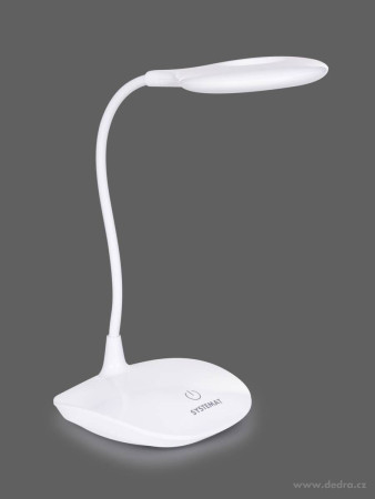 FLEXIBLE / LED dotyková nabijeci stolni lampa se stojanem, 3 druhy svetla