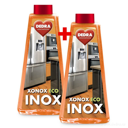 Sada 1 + 1 XONOX INOX / Čistič a lestic nerezu / 2 × 500 ml / naplne bez rozprašovače 