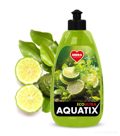 AQUATIX / Rostlinný koncentrát na nádobí BERGAMOT & LEMON / 500 ml