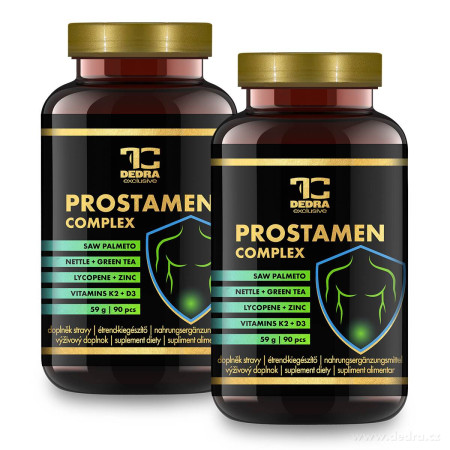 2 × PROSTAMEN COMPLEX / prostata, vitalita, testosteron 180 kapslí / 118 g