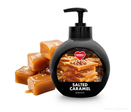 SALTED CARAMEL / šetrné mydlo s glycerynem & Aloe vera / BUBLINO / 500 ml
