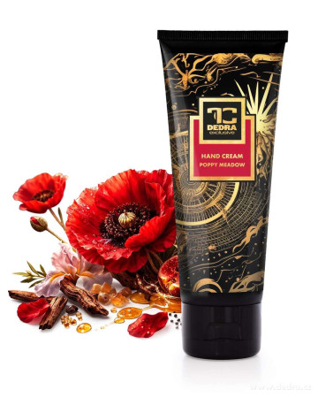 POPPY MEADOW / krém na ruce s mandlovým olejem & psenicnymi klíčky / 75 ml