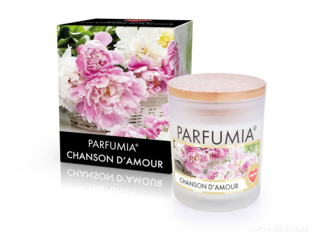 CHANSON DAMOUR / sojova vonná svíčka/ PARFUMIA / 250 ml