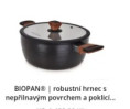 Biopan nepřilnavý hrnec s poklici