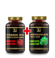 VITAMIN B12 A KYSELINA LISTOVA / aktivní forma pro energii, nervy a krvetvorbu / 90+60 kapsli