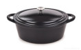 MASSIVE / litinový pekáč / se samoopalovací poklicí/ ROTTISSOIRE / 7 l / černý