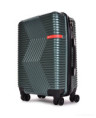 FC TRAVELLER / palubní kufr 55 cm do letadla / 4 kolečka 360 stupňů,TSA zamek & vysuvna rukojeť/ petrolejovy