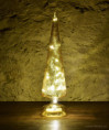 AURELIA / 36 cm LED svitici stromeček/ zlatý dekor